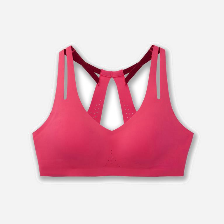 Brooks Dare Strappy Sport Beha voor Dames Roze (BWXLO-6932)